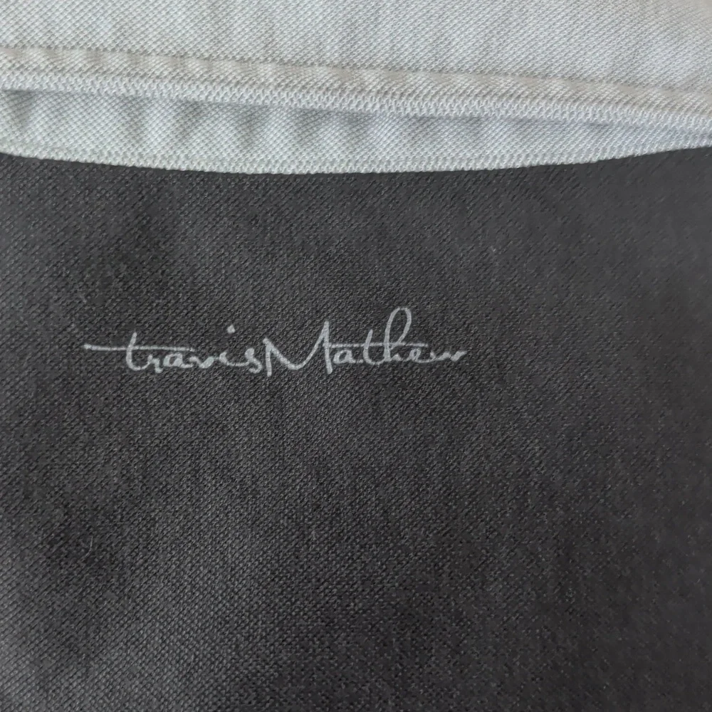 Travis Mathew Black Polo with Gray Accents - Picture 5 of 6